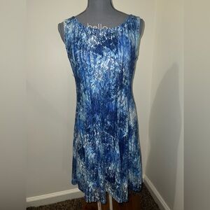Blue Sleeveless Dress